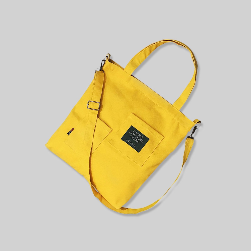 2 in 1 Canvas Tote Bag